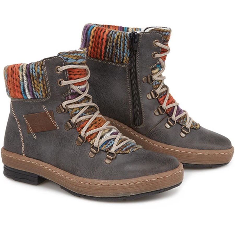 Rieker Sininen Nauhallinen Nilkkurit