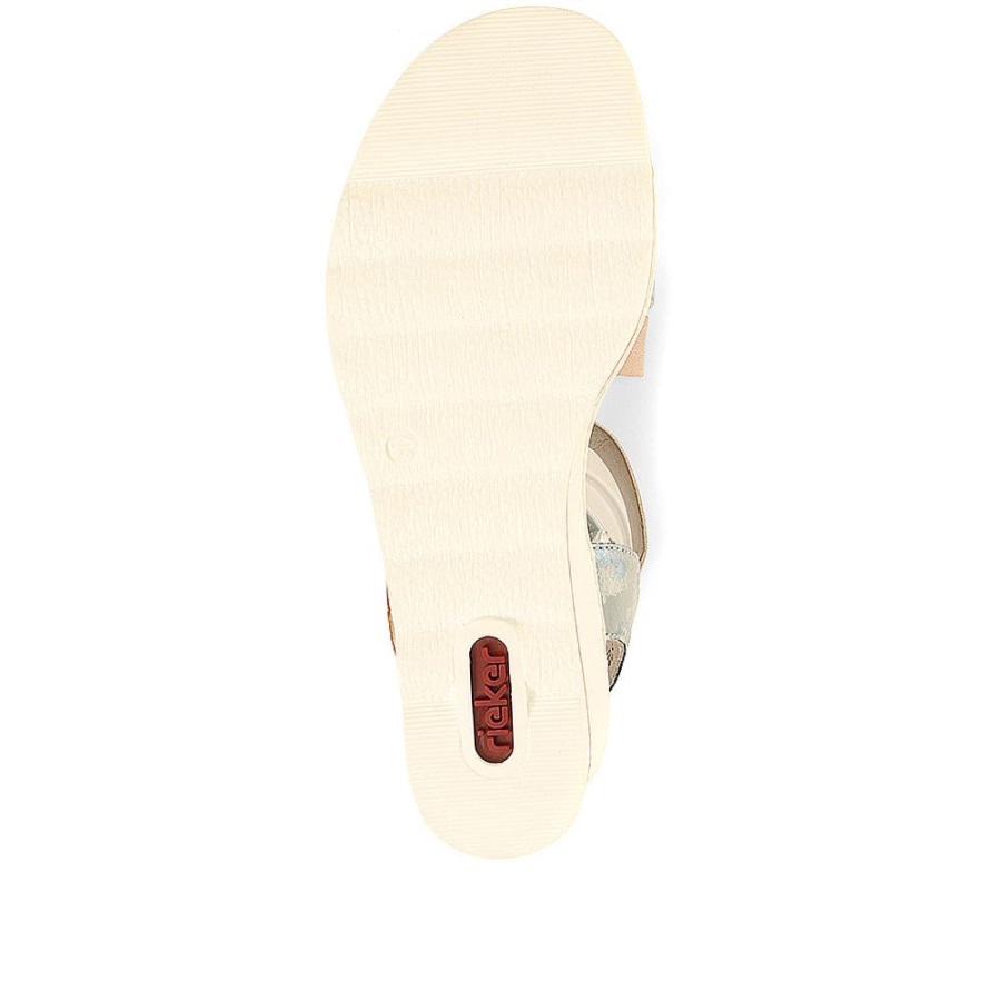 Rieker Siniset Monisäädettävät Kiila Sandaalit