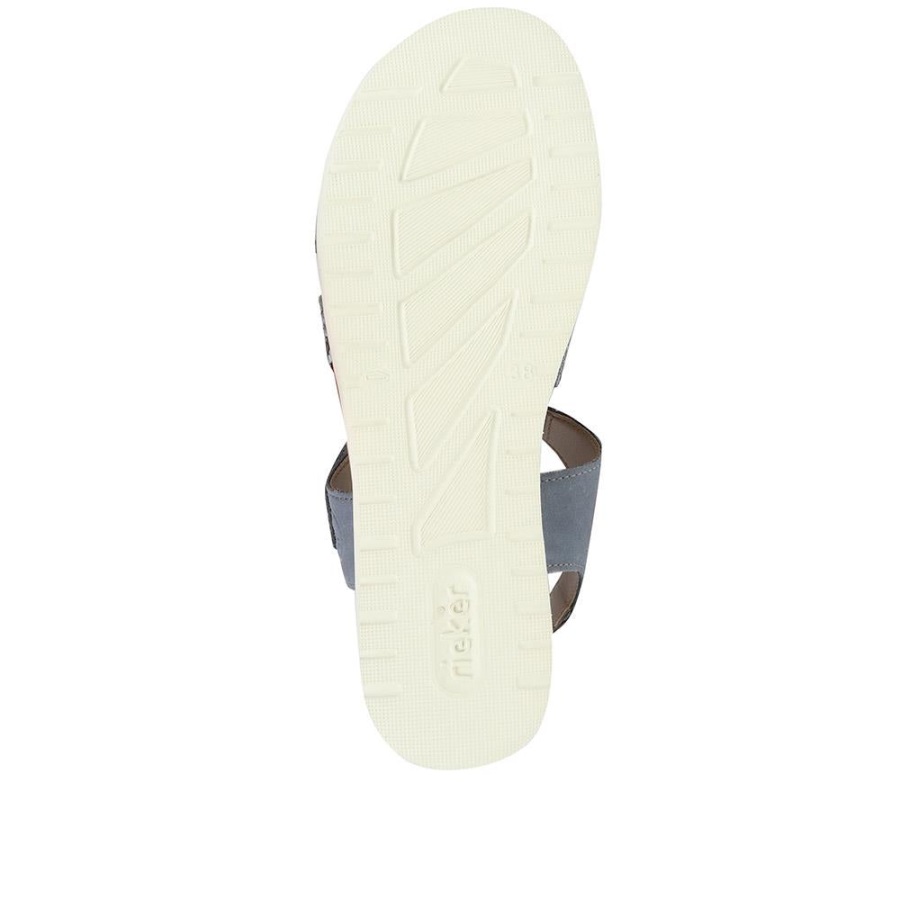 Rieker Siniset Olkaimet Tasaiset Sandaalit