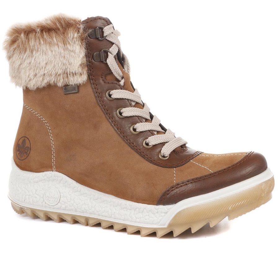 Rieker Ruskeat Moninauhaiset Retkeilykengät