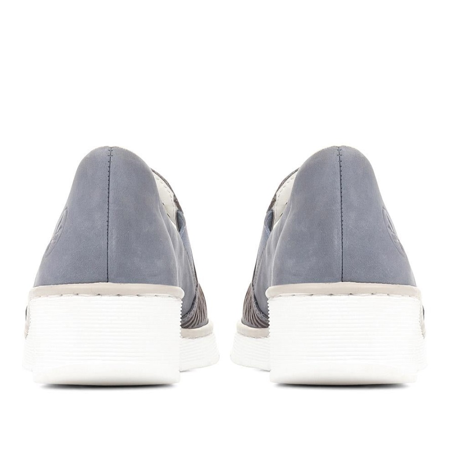 Rieker Denim-slip-on Kesäkengät