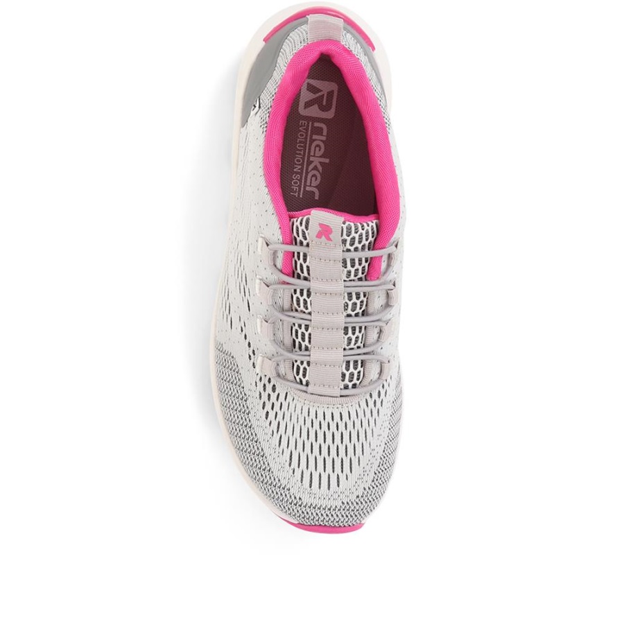 Rieker Harmaat Multi R-evolution -slip-on -lenkkarit