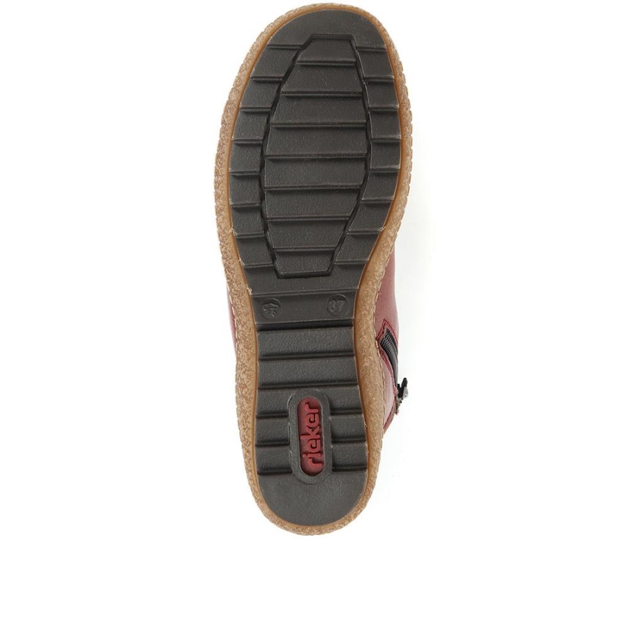 Rieker Suomi Joely Nilkkurit Viininpunaiset