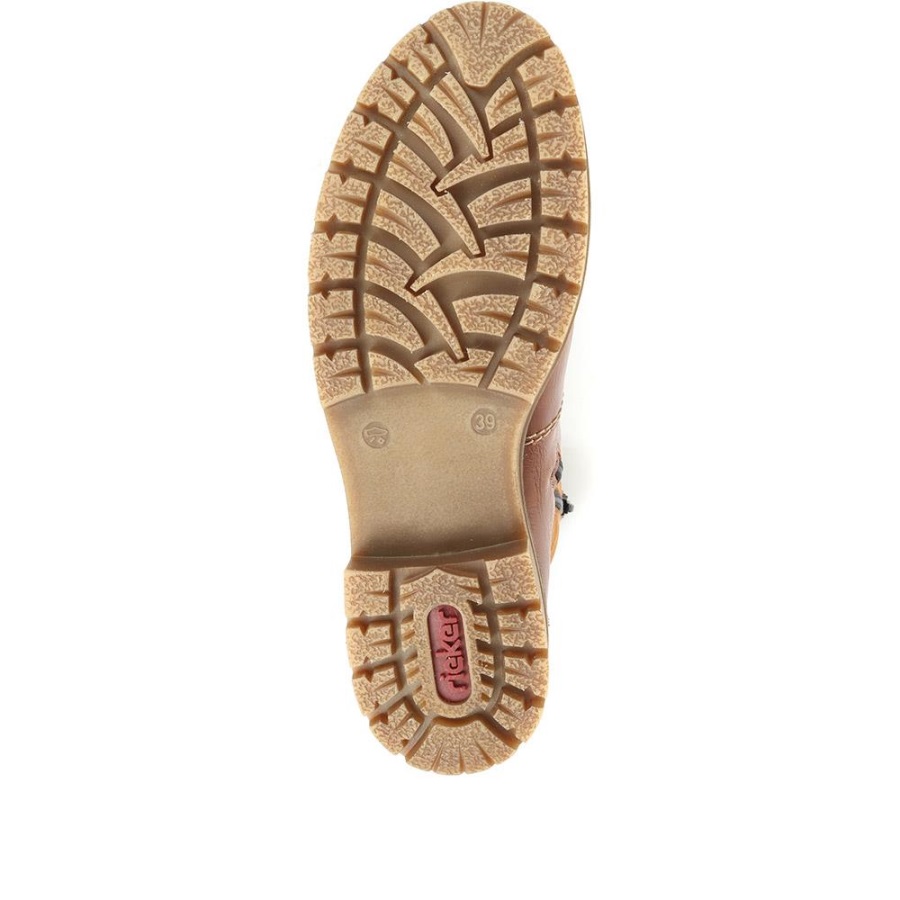 Rieker Suomi Nauhalliset Saappaat Ruskeat