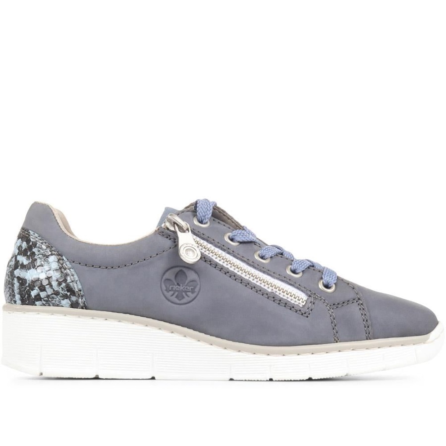 Rieker Nauhalliset Kiilalenkkarit Denim