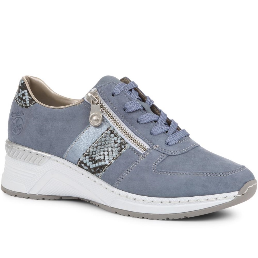 Rieker Nahkaiset Kiilatennarit Siniset