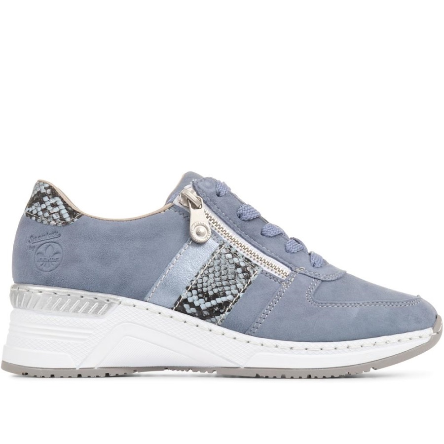 Rieker Nahkaiset Kiilatennarit Siniset