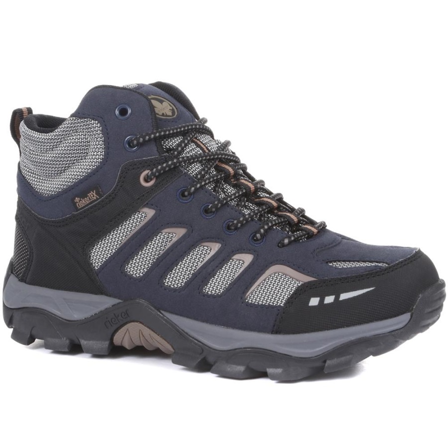 Rieker Suomi Navy Multi Ankle Walking Boot