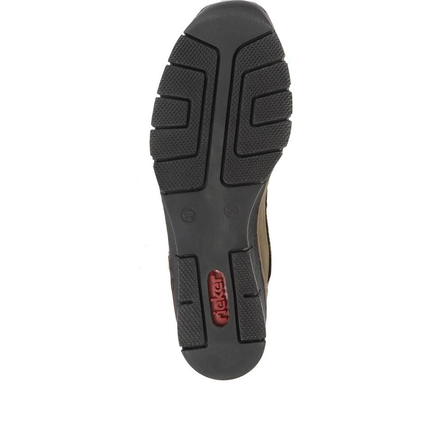 Rieker Oliivinahkaiset Nauhakengät