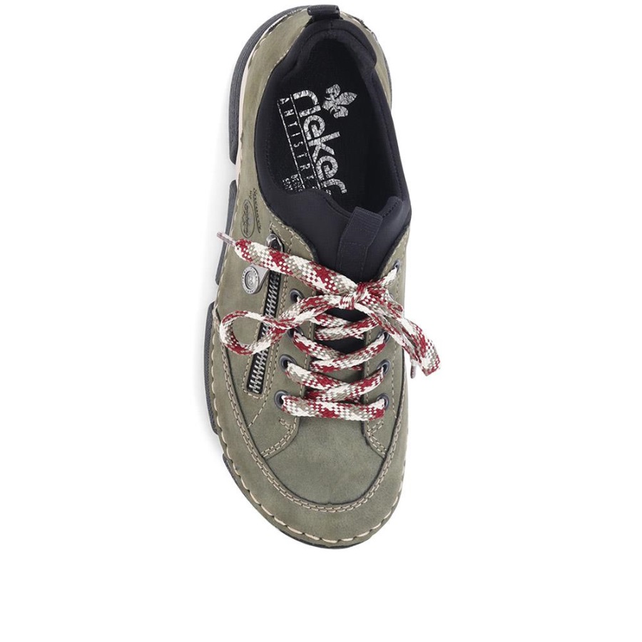 Rieker Suomi Pull-on Trainers Khaki
