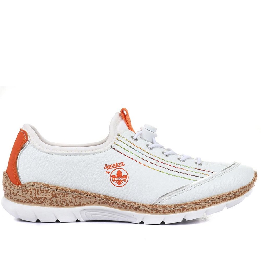 Rieker Iskunvaimennuslenkki Tennareissa Valkoinen