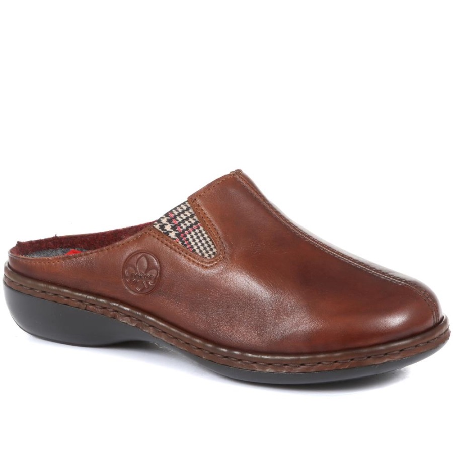 Rieker Tan Nahkaiset Muulitossut