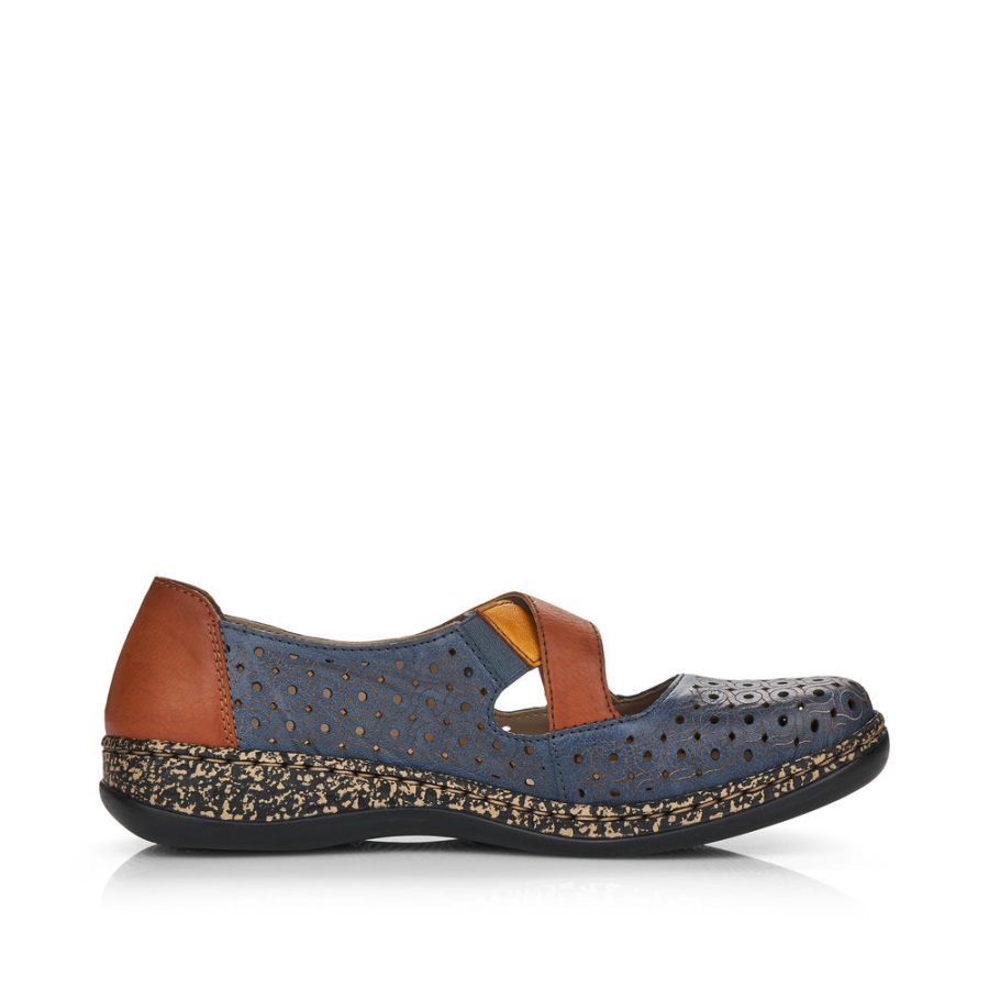 Rieker 46308 Päivänkakkara Azur