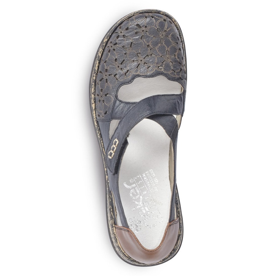 Rieker 463h4 Päivänkakkara Sininen