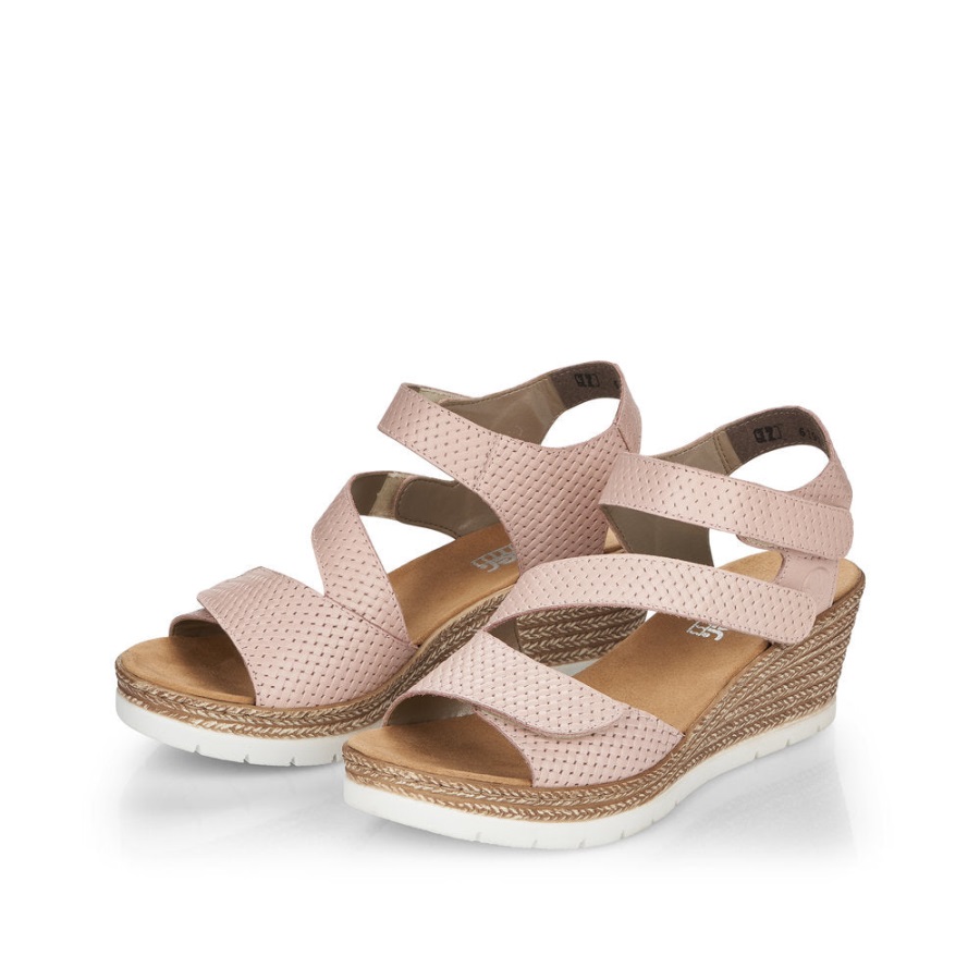 Rieker 61921 Fanni Vaalea Ruusu