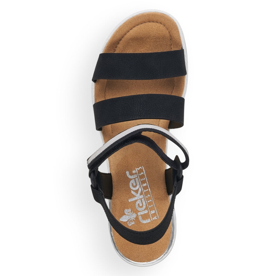 Rieker 66402 Ruusu Musta