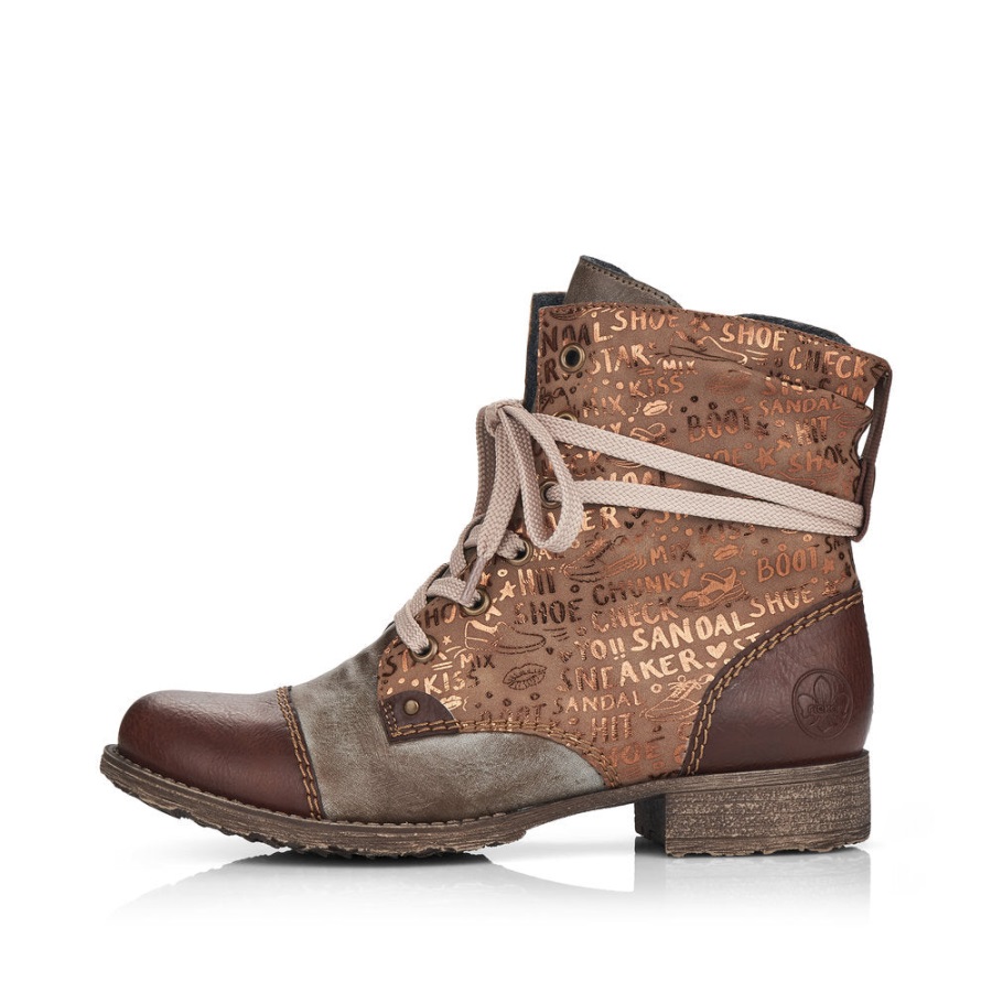 Rieker 70822 Payton Brandy