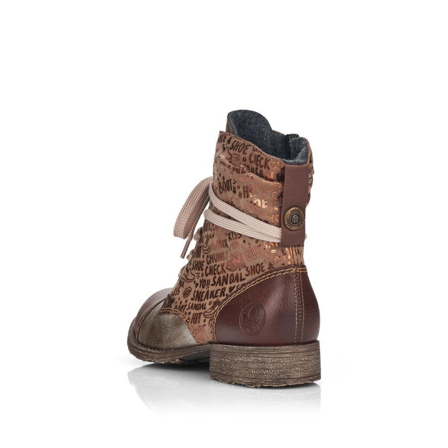 Rieker 70822 Payton Brandy