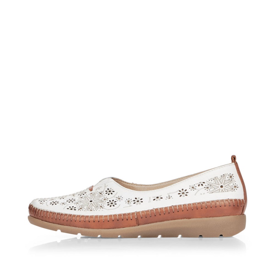 Rieker D1931 Malea Valkoinen