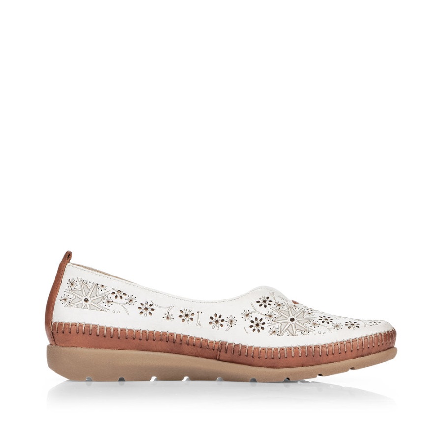 Rieker D1931 Malea Valkoinen