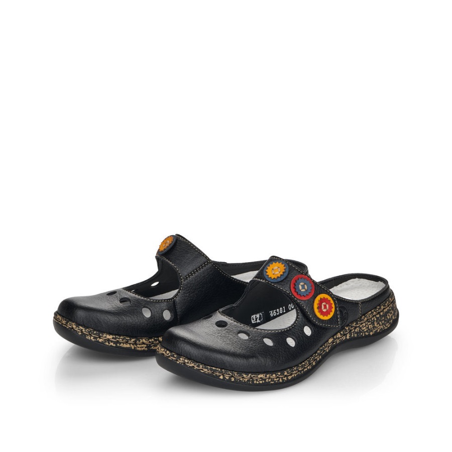 Rieker Musta 46381 Päivänkakkara