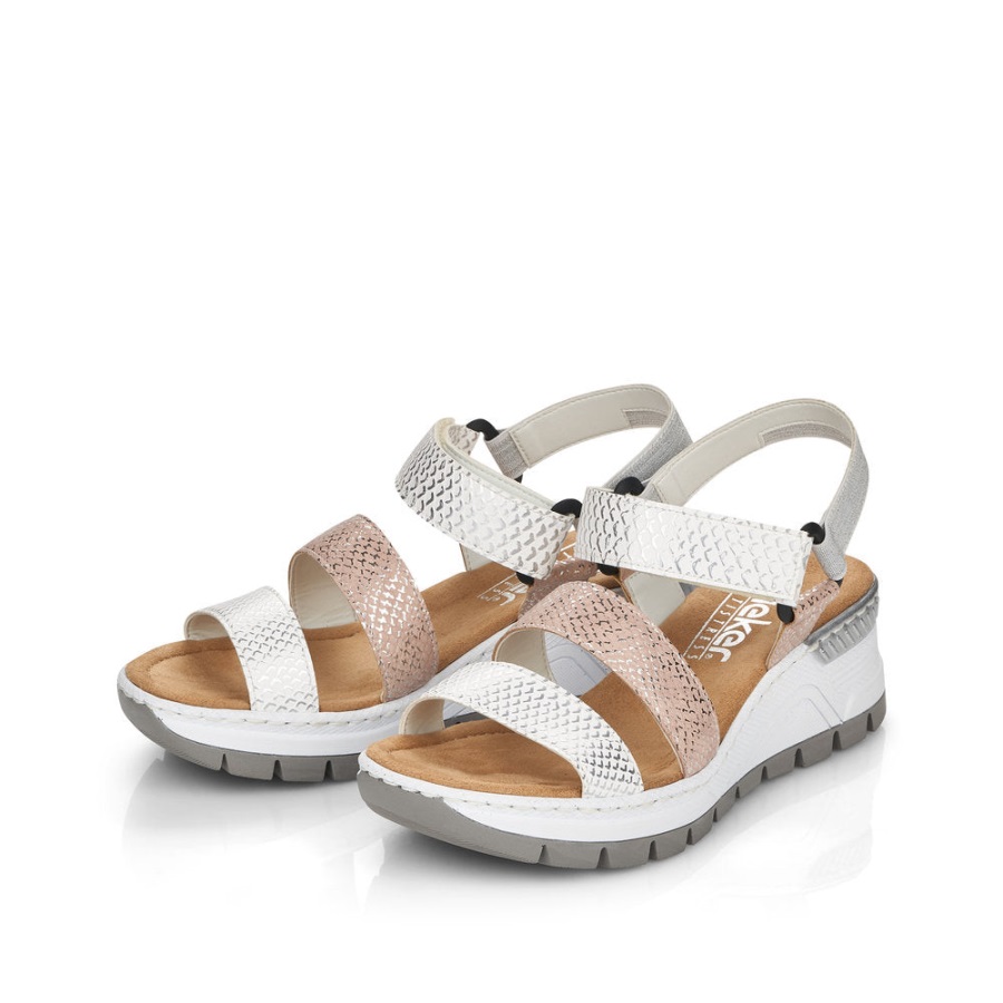 Rieker Valkoinen 66401 Ruusu