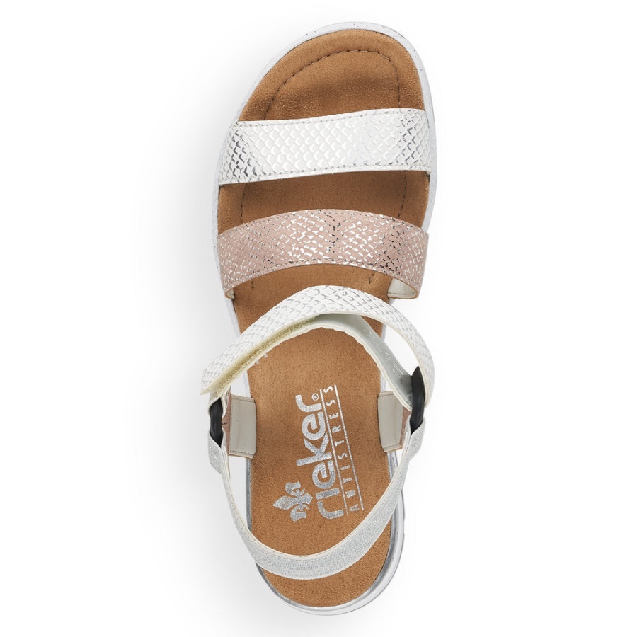 Rieker Valkoinen 66401 Ruusu