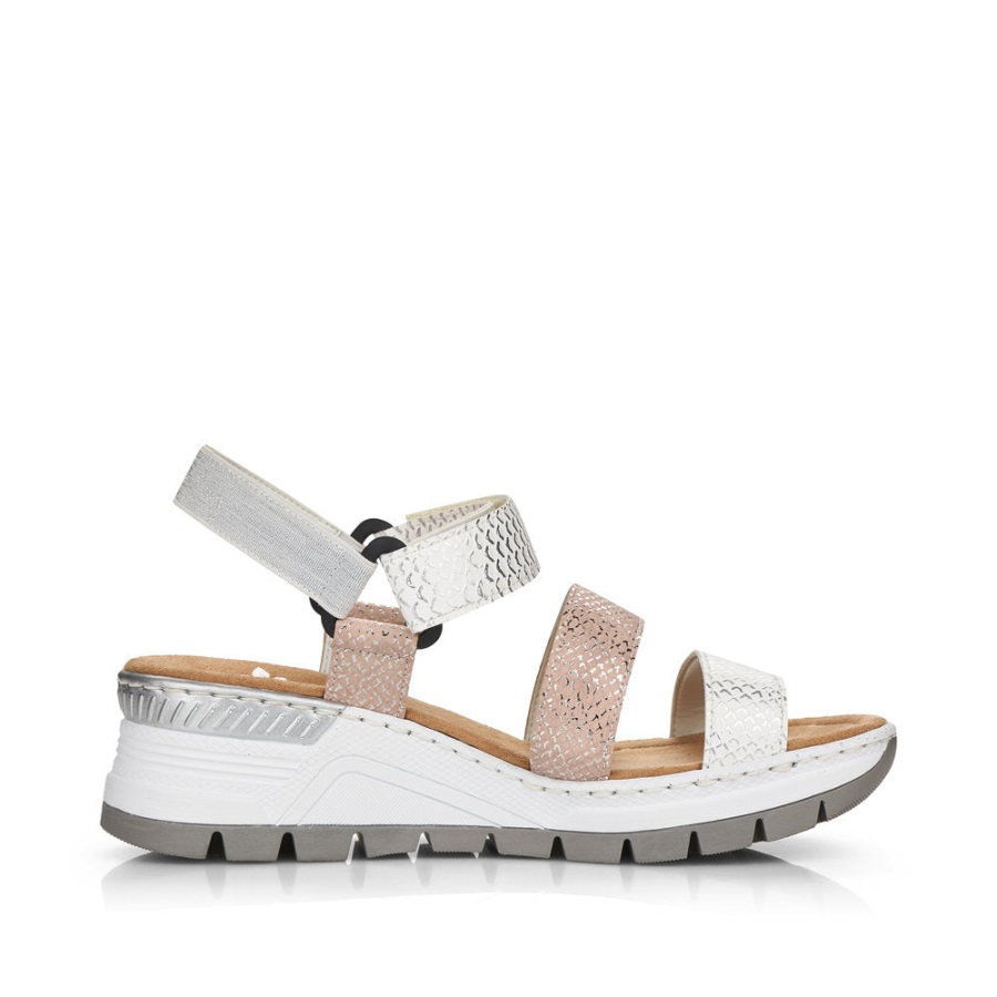 Rieker Valkoinen 66401 Ruusu