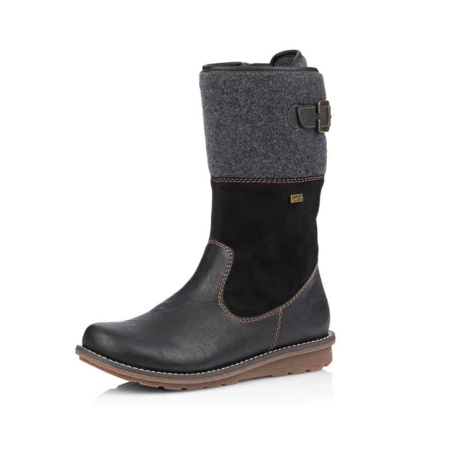 Rieker Hiihtohissi |r1075-02 Musta