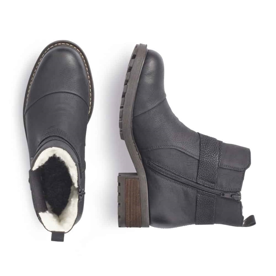 Rieker |y0470-00 Musta