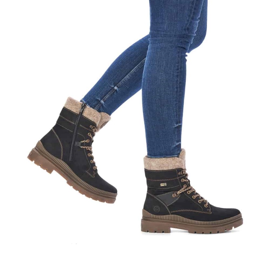 Rieker Hiihtohissi |d0c77-02 Musta